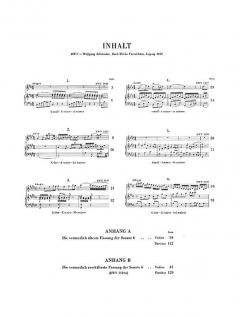 6 Sonaten von Johann Sebastian Bach für Violine und Klavier (Cembalo) BWV 1014-1019 im Alle Noten Shop kaufen