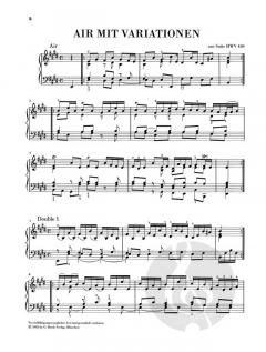 Air mit Variationen von Georg Friedrich Händel 