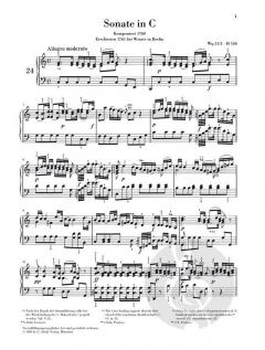 Klaviersonaten, Auswahl Vol. 3 von Carl Philipp Emanuel Bach im Alle Noten Shop kaufen