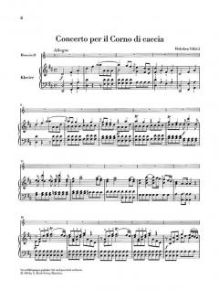 Hornkonzert D-Dur Hob. VIId:3 von Joseph Haydn für Horn und Orchester
