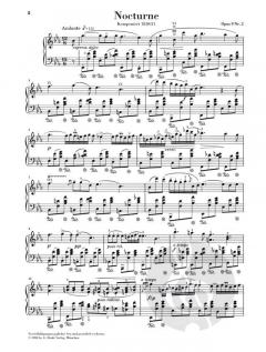 Nocturne Es-Dur op. 9/2 von Frédéric Chopin 