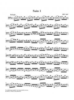 6 Suiten für Violoncello solo von Johann Sebastian Bach im Alle Noten Shop kaufen - HN666