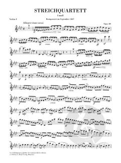 Streichquartett f-moll op. post. 80 von Felix Mendelssohn Bartholdy im Alle Noten Shop kaufen (Stimmensatz)