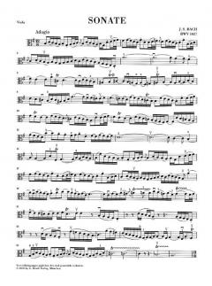 3 Gambensonaten BWV 1027-1029 von Johann Sebastian Bach 