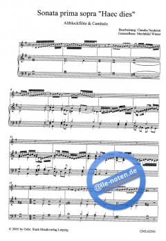 Sonata prima 'Haec dies' (Claudia Nauheim) 