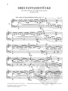 3 Fantasiestücke op. 111 von Robert Schumann 