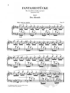 Fantasiestücke (mit Anhang: WoO 28) op. 12 von Robert Schumann 