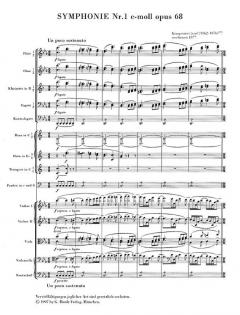 Symphonie Nr. 1 c-moll op. 68 von Johannes Brahms 