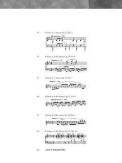 Preludes, Opus 3 And Opus 23 von Sergei Rachmaninow 