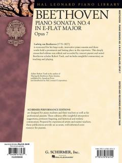Sonata No. 4 In E-flat Major, Opus 7 von Ludwig van Beethoven 
