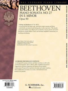 Sonata No. 27 In E Minor, Opus 90 von Ludwig van Beethoven 