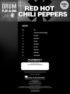 Drum Play-Along Vol. 31: Red Hot Chili Peppers (Chad Smith) 