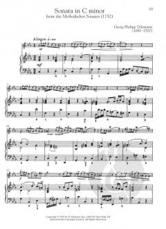 Four Sonatas for Flute and Piano von Georg Philipp Telemann 
