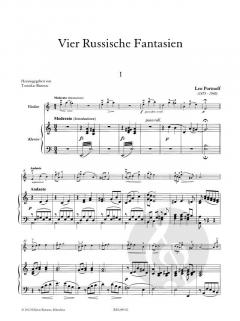 Vier russische Fantasien von Leo Portnoff 
