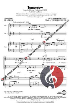 Tomorrow (From Annie) (Charles Strouse) 