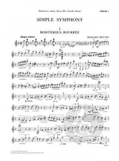 Simple Symphony von Benjamin Britten 