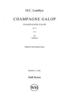 Champagne Galop von Hans Christian Lumbye 