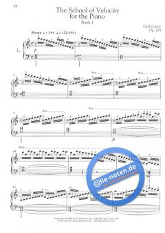 The School Of Velocity For The Piano, Opus 299, Books 1 And 2 von Carl Czerny 