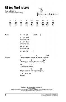 Ukulele Chord Songbook: The Beatles von The Beatles 