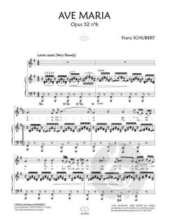 Anacrouse Schubert Ave Maria Sol Majeur Cht/piano Voix Graves von Franz Schubert 