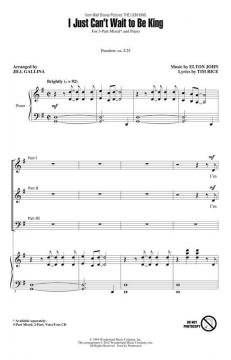 I Just Can't Wait To Be King von Elton John (Download) 