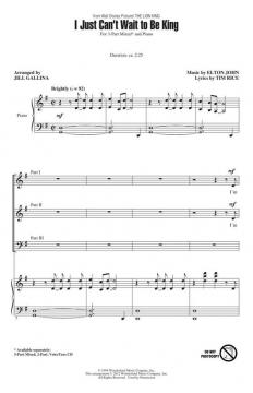 I Just Can't Wait To Be King von Elton John (Download) 