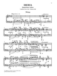 Iberia - Viertes Heft von Isaac Albeniz 