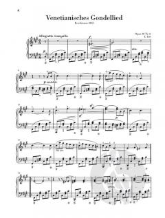Venetianische Gondellieder für Klavier von Felix Mendelssohn Bartholdy im Alle Noten Shop kaufen