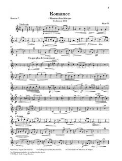 Romanzen für Horn und Klavier von Camille Saint-Saëns im Alle Noten Shop kaufen