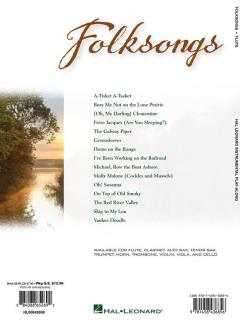Folksongs - Instrumental Play-Along for Tenor Sax 