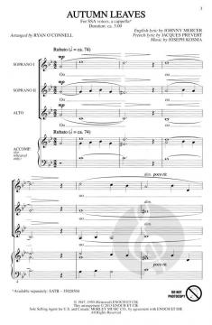Autumn Leaves von Johnny Mercer (Download) 