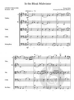In the Bleak Midwinter von Gustav Holst 