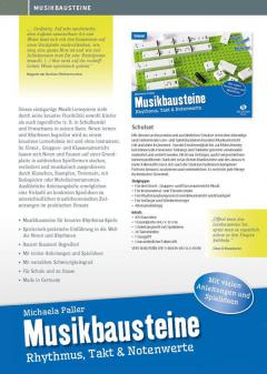 Musikbausteine Set für Elementares Musizieren 