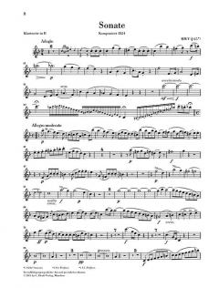 Sonate Es-dur für Klarinette und Klavier von Felix Mendelssohn Bartholdy 