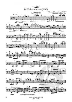 Suite für Violoncello von Thomas Blomenkamp im Alle Noten Shop kaufen (Partitur)