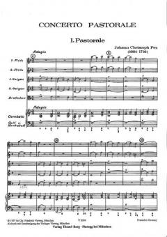 Concerto pastorale (Johann Christoph Pez) 