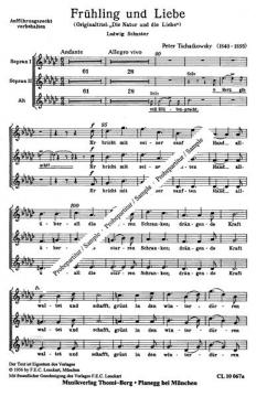 Frühling und Liebe (Pjotr Iljitsch Tschaikowski) 