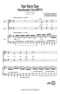 Your Voices Tune von Georg Friedrich Händel (Download) 