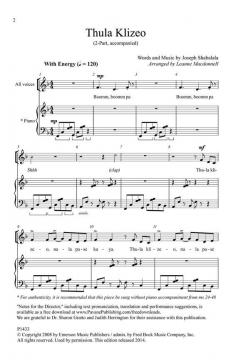 Thula Klizeo von Joseph Shabalala (Download) 
