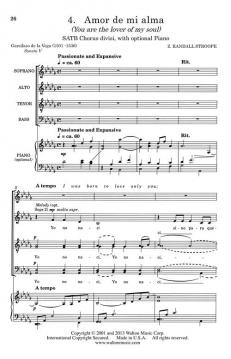 Four Spanish Sonnets (including Amor De Mi Alma) 