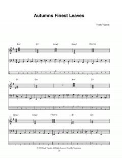 Walking The Bass Jazz Standard Progressions (Frank Vignola) 