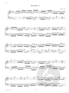 15 zweistimmige Inventionen BWV 772-786 von Johann Sebastian Bach 
