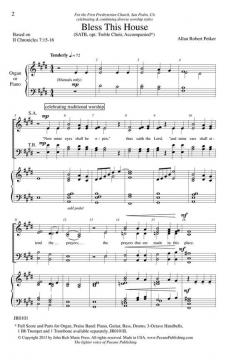 Bless This House von Allan Robert Petker (Download) 