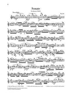 Flötensonate a-moll Wq 132 von Carl Philipp Emanuel Bach im Alle Noten Shop kaufen