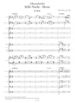 Oberndorfer Stille-Nacht-Messe, op. 250 von Hans Klier 