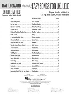 More Easy Songs For Ukulele von Bill Haley im Alle Noten Shop kaufen - 00118565
