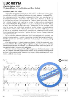 Guitar Signature Licks von Megadeth 