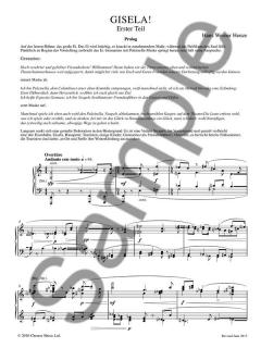 Gisela! (Chorus Part) (Hans Werner Henze) 