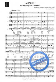 Menuett von Wolfgang Amadeus Mozart (Download) 