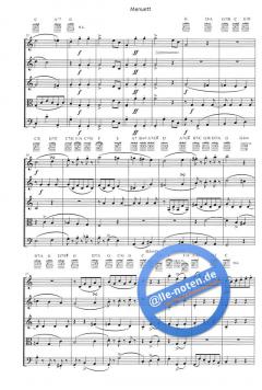 Menuett von Wolfgang Amadeus Mozart (Download) 